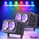 Axyaa RGBW COB LED Par Light 150W for Stage Effect Disco Party Club Concert