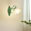 Axyaa French Retro LED Flower Chandelier for Bedroom, Restaurant, Living Room