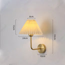 Axyaa LED Fabric Wall Lamp: Stylish Retro Decorative Lighting for Home and Hotel