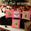 Christmas 3D-Inspired Pillow Covers by Axyaa for Sofa Bedroom Car - Home Decor