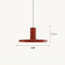 Axyaa Red Chandelier Pendant Lamp for Kitchen Island Dining Living Area