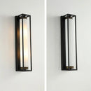 Axyaa Minimalist Iron Glass Wall Lamp for Bedroom Living Room Decor