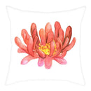 Axyaa Pink & White Flower Pattern Pillow Cover 45*45cm