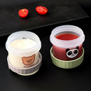 Axyaa 100ml Sauce Cup with Lid: Leak-proof Dipping Bowl for Salad Dressing