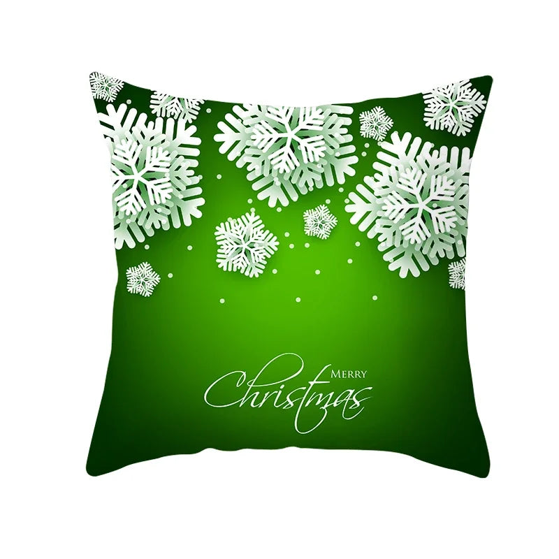 Axyaa Christmas Tree Print Pillow Case - 45x45cm