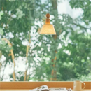 Axyaa Nordic Cloth Pendant Light Vintage Rustic Wood Chandelier