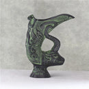 Axyaa Antique Bronze Decor Cow Rabbit Peacock Dragon Phoenix Vase Statues & Cups