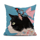 Axyaa Cute Anime Pillow & Cushion Cover Set - 40x40cm Square Decorative Sofa Pillowcase