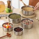 Axyaa Stainless Steel Sealed Food Bowl Set for Fresh Storage & Portability