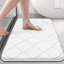 Axyaa Soft Memory Foam Bathroom Mat - Non-slip, Absorbent, Washable Rug