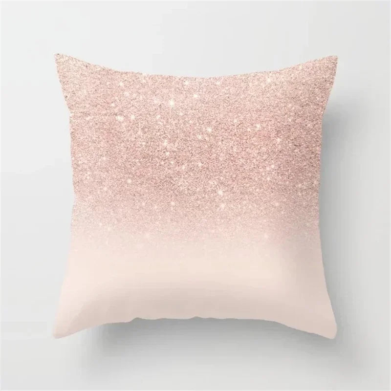 Axyaa Glitter Geometric Pineapple Pillow Covers - 45X45cm