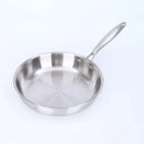 Axyaa Stainless Steel Non-Stick Frying Pan, Thick Flat Bottom Omelet Pan