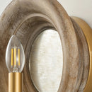 Axyaa Retro Mirror Wall Lamp for Bedroom and Living Room Décor