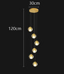 Axyaa Modern LED Pendant Chandelier for Living & Dining Room Lighting