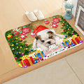 Axyaa Christmas Animal Print Door Mat - Non-Slip Home Decoration