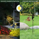 Axyaa Solar Watering Can Fairy Lights - Outdoor Garden Waterfall LED String Lights