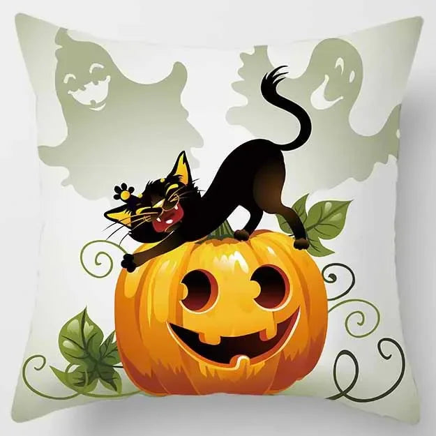 Cartoon Cat Pillowcase for Home Décor by Axyaa