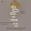 Axyaa Large Crystal Ceiling Pendant Light Fixture Luxury Villa Stairwell Decor Gold