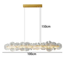 Axyaa Gold Aluminum Villa Chandelier for Indoor Lighting