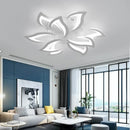 Axyaa Modern Flower Pattern Acrylic LED Chandelier for Home Lighting Decor