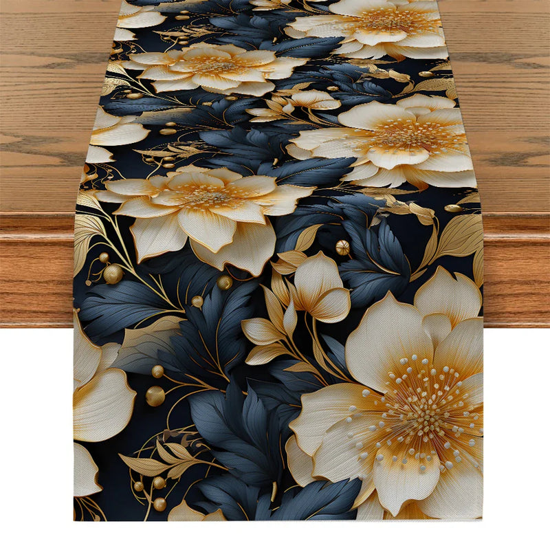 Axyaa Branches Table Runner: Elegant Home Decor for Dining, Wedding & Party Tables