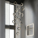Chic Axyaa Chandelier Stair Light for Modern Living Spaces