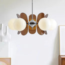 Axyaa Glass Ball Chandelier for Living Room and Dining Table