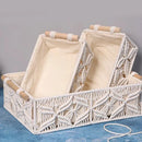 Axyaa Cotton Rope Organizer Box for Desktop, Toys, Keys, Snacks, and Sundries
