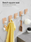 Axyaa Wall Hook Storage Coat Hanger Adhesive Organizer Kitchen Bedroom Shelf