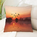 Axyaa Sea Waves Beach Pillowcase - Creative Office Car Home Lumbar Cushion Cover
