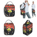 Axyaa Bill Cipher Lunch Bag: Insulated Thermal Food Container - Portable Cooler Box