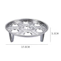 Axyaa Stainless Steel Steaming Rack for Pressure Cooker and Rice Steamer
