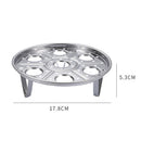 Axyaa Stainless Steel Steaming Rack for Pressure Cooker and Rice Steamer