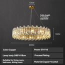 Axyaa Luxury Crystal LED Chandelier for Elegant Interiors