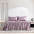 Axyaa Bamboo Flat Sheet: Luxury Silky Bed Cover, Single-Double-King-Queen Sizes