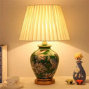 Axyaa Contemporary Ceramic Table Lamp for Living Room Bedroom, Hotel Decor
