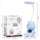 Axyaa Cat LED Study Desk Lamp with Phone Holder, Colorful Adjustable Table Lamp