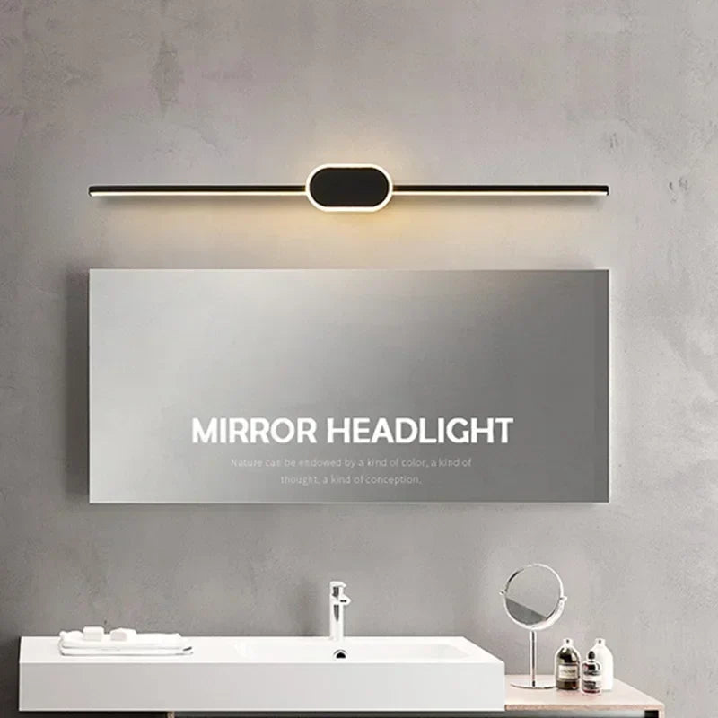 Axya LED Bathroom Wall Light: Three Colors Aluminum Line Lamp