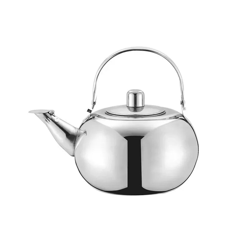 Axya Stainless Steel Gold Teapot with Tea Infuser Filter - Large Capacity & Elegant Design