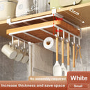 Axyaa Under Cabinet Basket Storage Shelf: Kitchen & Office Organizer