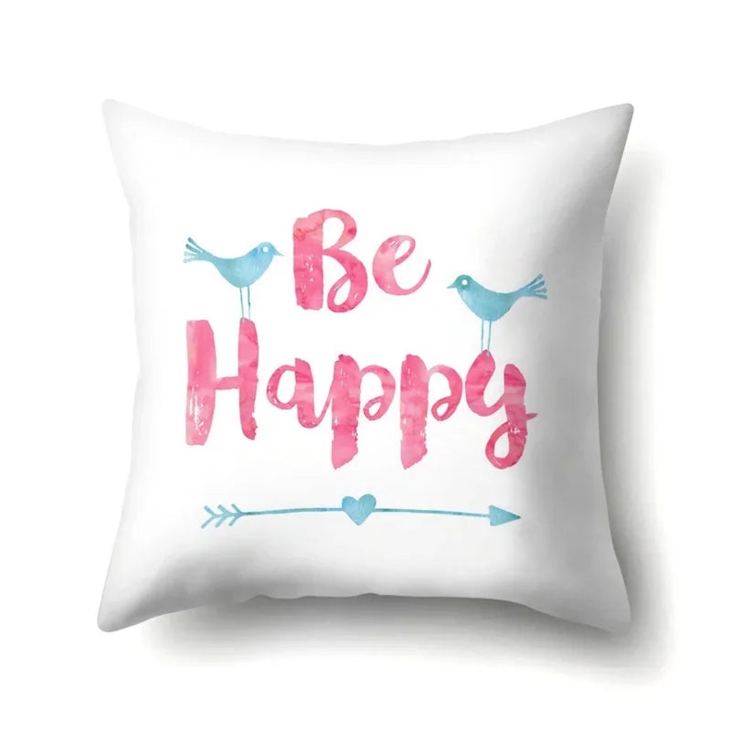 Axyaa Charms Bird Animal Pillowcase for Home Decoration