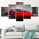 Axyaa Cars Countach LPI 800-4 Canvas Wall Art Poster Set for Home Decor