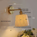Axyaa Ceramic Brass LED Wall Light Fixture Reading Lamp