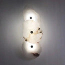 Axyaa Marble Wall Lamp: Luxury Sconce for Bedroom Living Dining Room Decor
