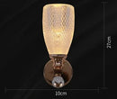 Axyaa Gold Sconce Wall Lights Nordic Minimalist Luxury Lamps for Bedroom, Aisle, Hallway