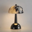 Axyaa Marble Mushroom Table Lamp for Bedroom, Living Room, Study - High-End Decor & Lighting