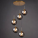 Axyaa Glass Ball LED Pendant Chandelier for Home Lighting Decoration
