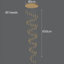 Axyaa Crystal Chandelier for Modern Luxury Home Decor and Indoor Lighting