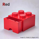 Axyaa Color Block Drawer Organizer Stackable Plastic Cabinet - Home Storage Solution