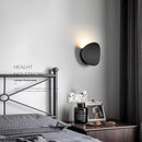 Axyaa Modern LED Indoor/Outdoor Wall Lamp - Aluminum, Waterproof, Creative Lighting for Garden Courtyard, AC90-260V